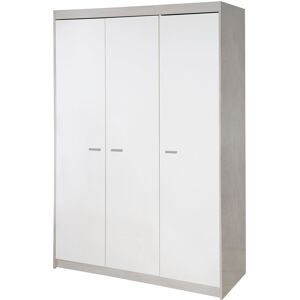 roba® Kinderkleiderschrank »Julia« grau B/H/T: 131 cm x 190 cm x 52 cm unisex