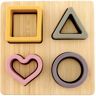 Nuby Steckspielzeug »Formenpuzzle mit Holzbrett« bunt  unisex