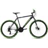 KS Cycling Mountainbike »Crusher«, 21 Gang, Shimano, Tourney Schaltwerk, Kettenschaltung schwarz 26 Zoll (66,04 cm) unisex