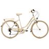 KS Cycling Cityrad »Casino«, 6 Gang, Shimano, Tourney TZ Schaltwerk, Kettenschaltung beige 28 Zoll (71,12 cm) unisex