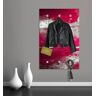 queence Garderobenleiste »Alaula« rot B/H/T: 80 cm x 120 cm x 3 cm B/H/T: 80 cm x 120 cm x 3 cm unisex