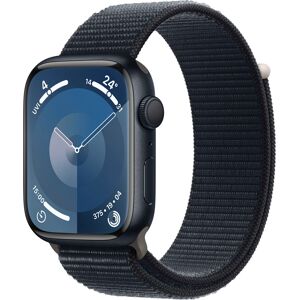 Apple Smartwatch »Watch Series 9 GPS Aluminium 45mm«, (Watch OS 10 Sport Loop) schwarz  unisex