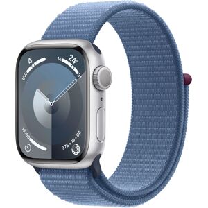 Apple Smartwatch »Watch Series 9 GPS Aluminium 41mm«, (Watch OS 10 Sport Loop) silberfarben  unisex