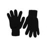 Zwillingsherz Strickhandschuhe, Handschuhe mit Kaschmir schwarz  weiblich