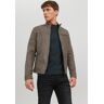 Jack & Jones Lederimitatjacke »JJEROCKY JACKET NOOS« grün M männlich