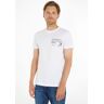 Tommy Hilfiger Rundhalsshirt »BRAND LOVE BACK TEE« weiß L männlich