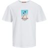 Jack & Jones T-Shirt »JORARUBA SMALL PHOTO TEE SS CREW NECK« weiß XS männlich