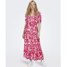 ONLY Maxikleid »ONLCHIANTI S/S LONG DRESS WVN NOOS« rosa S (36) weiblich