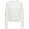 ONLY Sweatshirt »ONLFEMME L/S PUFF EMBROIDERY UB SWT« rot XS (34) weiblich