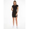 Tommy Jeans Jerseykleid »TJW BODYCON LEO BINDING DRESS« schwarz L (40) weiblich