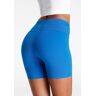 LASCANA Shorts »mit breitem Bündchen« blau Länge: N-Gr 32/34 weiblich