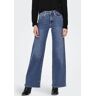 ONLY High-waist-Jeans »ONLMADISON BLUSH HW WIDE DNM CRO372 NOOS« blau Länge: Länge 32 XS (34) weiblich