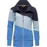 Ragwear Sweatjacke »Sweatjacke Rumika Zip« blau L weiblich