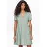 ONLY Sommerkleid »ONLZALLY LIFE S/S THEA DRESS NOOS PTM«, mit Stufen Volant grün L (40) weiblich