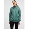 Ragwear Kapuzensweatjacke »nachhaltige Sweatjacke NESKA ZIP COMFY von Ragwear«, (Kapuze mit Kordelzug und Kängurutasche) grün L (40) weiblich