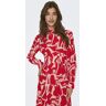 ONLY Maxikleid »ONLHELENA LIFE L/S MAXI DRESS PTM« rot XS (34) weiblich