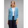 STREET ONE Cardigan »Cardigan mit Taschen« blau 40 weiblich