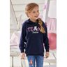 KIDSWORLD Longsweatshirt »Team UNICORN« blau 92/98 weiblich