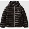 United Colors of Benetton Steppjacke, mit Kapuze schwarz S (116/122) unisex