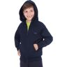 Trigema Sweatjacke »TRIGEMA Raglan Kapuzen Jacke«, (1 tlg.) blau 116 unisex