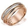 goldmaid Fingerring, 585/- Rotgold 15 Diamant 0,11 ct. SI/H rosegold 18,5 weiblich