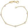 Engelsrufer Silberarmband »Little magic, ARMBAND MOONLIGHT GOLD PLATED, ERB-LILMOON-ZI-G« silberfarben  weiblich