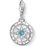 THOMAS SABO Charm-Einhänger »Kompass, 1228-405-17« bunt  weiblich