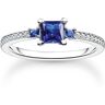 THOMAS SABO Fingerring »mit blauen Steinen, TR2402-166-32-52,54,56,58,60« bunt 56 weiblich