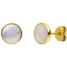 Purelei Paar Ohrstecker »Schmuck Geschenk White Gloss Ohrringe, 2149-Earring-White-Glos« weiß  weiblich