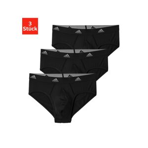 adidas Sportswear Slip, (Packung, 3 St.), in leichter Mikrofaser-Qualität schwarz S männlich