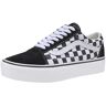 Vans Plateausneaker »Old Skool Platform Checkerboard« schwarz-weiß 42 weiblich