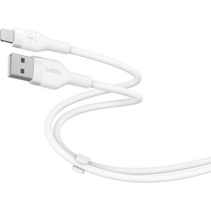 Belkin Smartphone-Kabel »BOOST CHARGE Flex USB-A-Kabel mit Lightning Connector«, USB Typ A-Lightning, 200 cm weiß Länge: 200 cm  unisex
