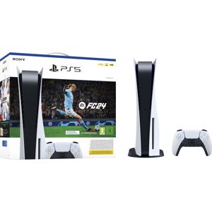 PlayStation 5 Konsolen-Set, Disk Edition  EA Sports FC 24 (DLC) schwarz-weiß  unisex