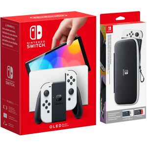 Nintendo Switch Spielekonsole »Switch OLED  Schutzfolie & Tasche« weiß  unisex