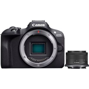 Canon Systemkamera »EOS R100  RF-S 18-45mm F4.5-6.3 IS STM Kit«, RF-S 18-45mm F4.5-6.3 IS STM, 24,1 MP, Bluetooth-WLAN schwarz  unisex