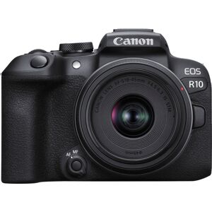 Canon Systemkamera »EOS R10«, RF-S 18-45mm F4.5-6.3 IS STM, 24,2 MP, Bluetooth-WLAN, inkl. RF-S 18-45mm Objektiv schwarz  unisex