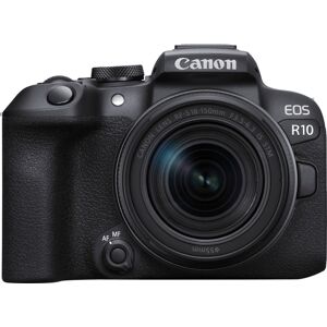 Canon Systemkamera »EOS R10  RF-S 18-150mm F3.5-6.3 IS STM«, RF-S 18-150mm F3.5-6.3 IS STM, 24,2 MP, Bluetooth-WLAN schwarz  unisex