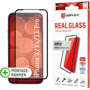 Displex Displayschutzglas »DISPLEX Real Glass Panzerglas für Apple iPhone X/XS/11 Pro (5,8")«, für Apple iPhone 11 Pro, (1 St.) schwarz  unisex