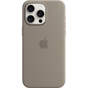 Apple Smartphone-Hülle »iPhone 15 Pro Max Silikon mit MagSafe«, Apple iPhone 15 Pro Max, 17 cm (6,7 Zoll) braun  unisex
