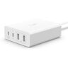 Belkin USB-Ladegerät »108W 4-Port GaN, 2x USB-C, 2x USB-A, 2m Netzkabel« weiß  männlich