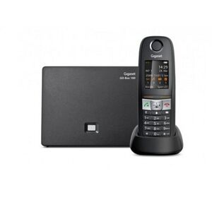 Gigaset Schnurloses DECT-Telefon »E630 A«, (Mobilteile: 1), Anrufbeantworter, Weckfunktion, Wahlwiederholung schwarz  unisex