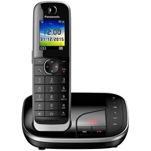 Panasonic Schnurloses DECT-Telefon »KX-TGJ320«, (Mobilteile: 1), mit Anrufbeantworter, Weckfunktion, Freisprechen schwarz  unisex