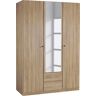 rauch Kleiderschrank »Bergheim« braun B/H/T: 135 cm x 197 cm x 54 cm B/H/T: 135 cm x 197 cm x 54 cm unisex