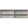 WOOOD Aufsatzschrank »Klink« grau B/H/T: 200 cm x 60 cm x 35 cm B/H/T: 200 cm x 60 cm x 35 cm unisex