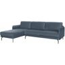 hülsta sofa Ecksofa »hs.450« blau B/H/T: 274 cm x 85 cm x 178 cm B/H/T: 274 cm x 85 cm x 178 cm unisex