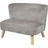 roba® Kindersofa »Lil Sofa« grau B/H/T: 70 cm x 50 cm x 48 cm B/H/T: 70 cm x 50 cm x 48 cm unisex