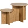 WOOOD Beistelltisch »Lina«, (Maße Tisch 1: B 45/H 45/T 45 Maße Tisch 2: B 35/H 45/T 35) beige B/H/T: 45 cm x 45 cm x 45 cm B/H/T: 45 cm x 45 cm x 45 cm unisex