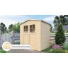 KONIFERA Gartenhaus »Alto 2 Fineline Satteldach« beige  unisex