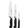 Zwilling Messer-Set »****Vier Sterne«, (Set, 3 tlg.) silberfarben  unisex