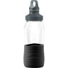 Emsa Trinkflasche »Drink2Go«, (1 tlg.), Schraubverschluss, dicht/hygienisch/rein, Silikonmanschette, 500 ml schwarz  unisex